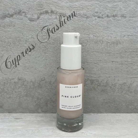 💥 $10 Herbivore Pink Cloud Rosewater + Squalane Makeup Removing Face Wash - Picture 1 of 4